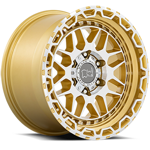 Holcomb 6 Gloss Gold Mirror Machined Face