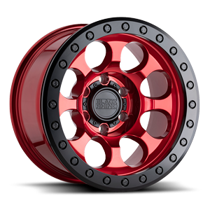 Riot Bead Lock - RF 6 Candy Red w/ Black Ring